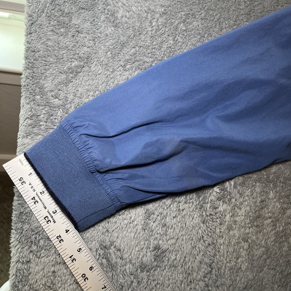 Vintage Men's Izod Xfg V-Neck Blue Sweater SZ L Polyester & Nylon - Picture 11 of 16